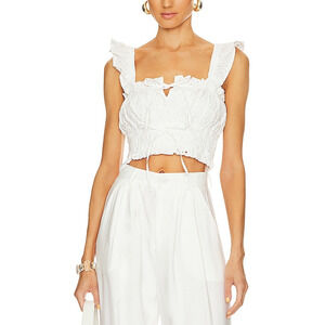 Yumi Kim 'Kary' White Blouse Size S